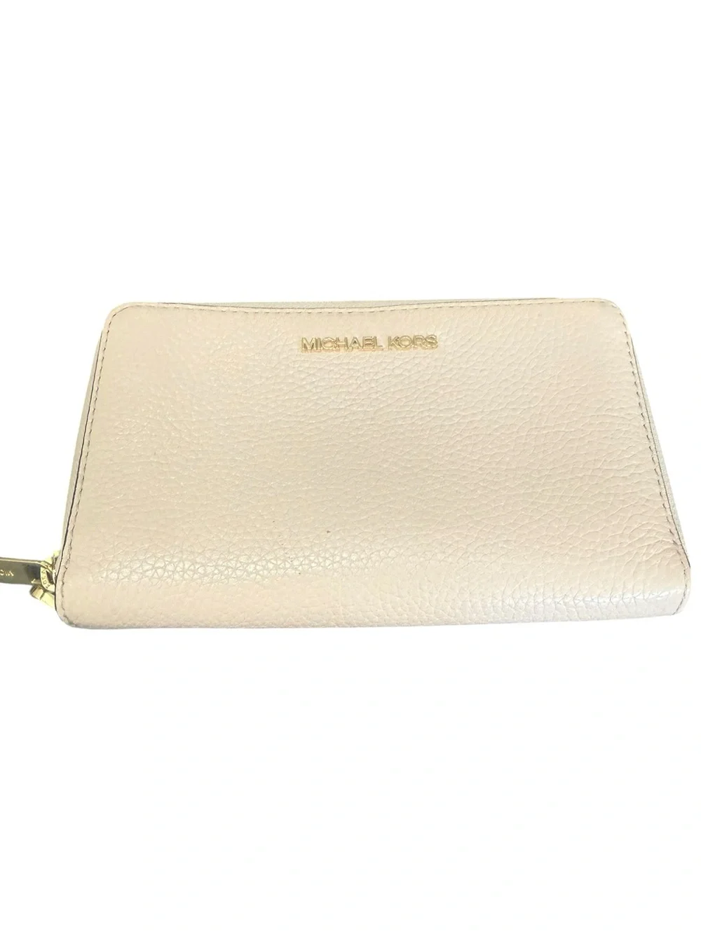 Michael Kors Blush Leather Zip Wallet